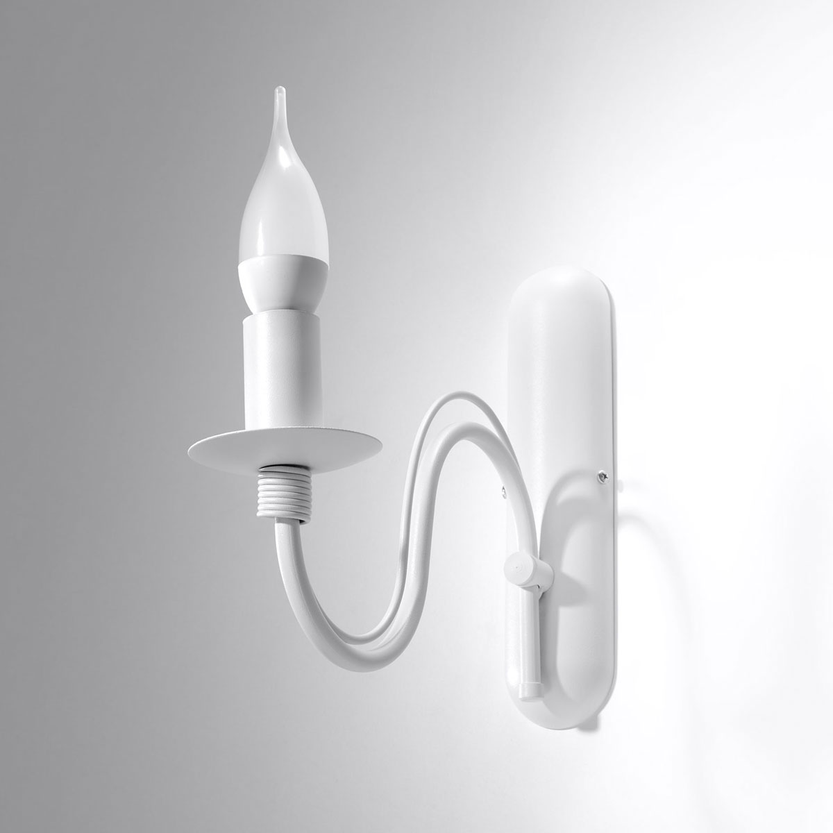 Απλίκα Τοίχου Sollux Minerwa White SL.0216