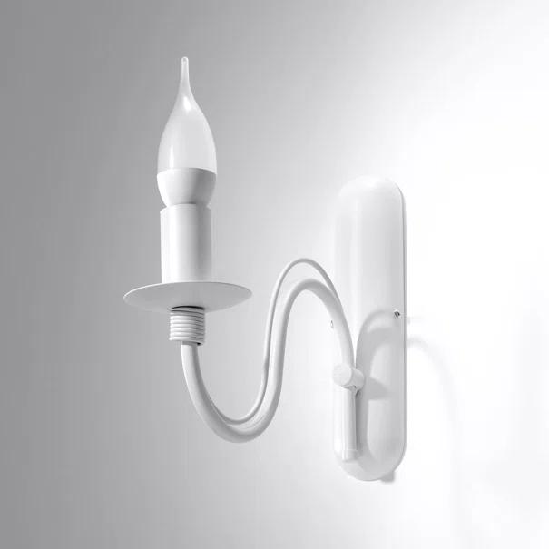 Απλίκα Τοίχου Sollux Minerwa White SL.0216