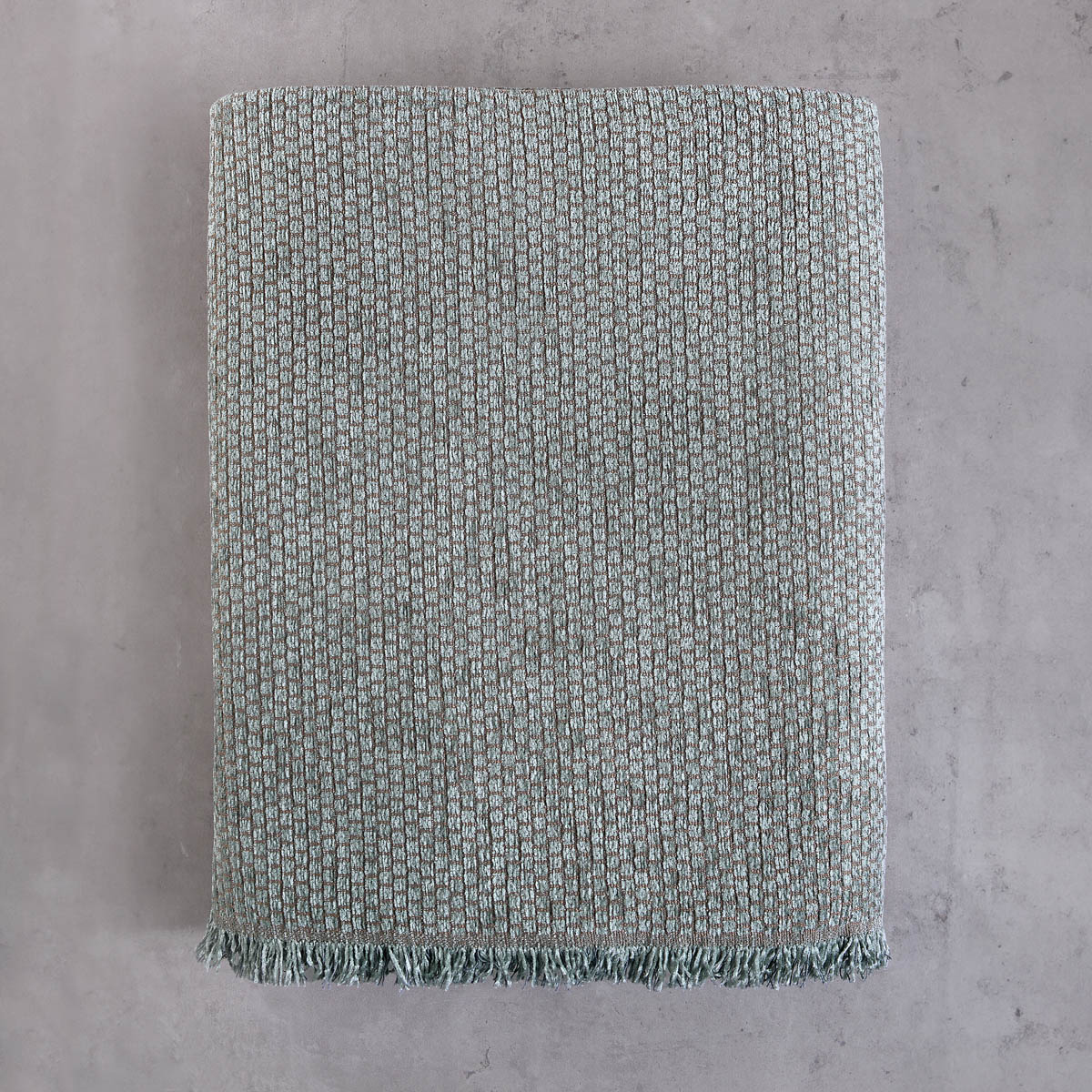 Ριχτάρι Πολυθρόνας (160X180) Rythmos Honey Brown - Grey Λευκά Είδη Σαλονιού Ριχτάρια Καναπέ Χειμερινά Spitishop