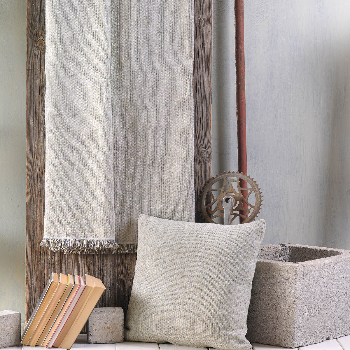 Ριχτάρι Καναπέ Τετραθέσιου (180x330) Rythmos Honey Light Grey