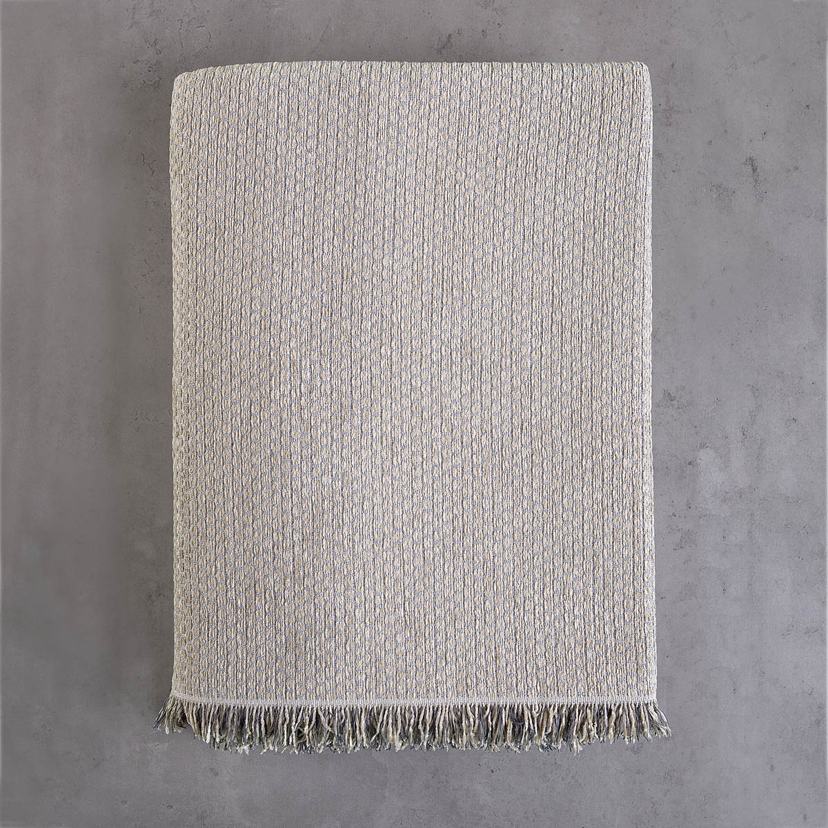 Ριχτάρι Καναπέ Τετραθέσιου (180X330) Rythmos Honey Light Grey Λευκά Είδη Σαλονιού Ριχτάρια Χειμερινά Spitishop