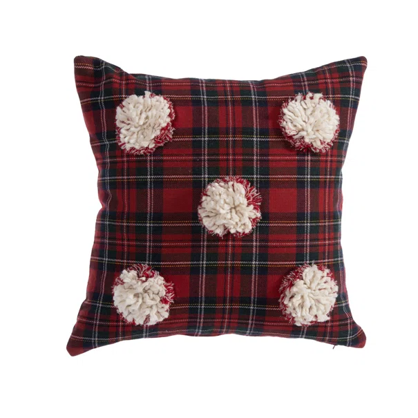 Διακοσμητικό Μαξιλάρι (45x45) Nef-Nef Homeware Red Check