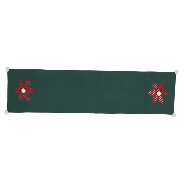 Χριστουγεννιάτικη Τραβέρσα (33x150) Nef-Nef Homeware Happy Snowflake
