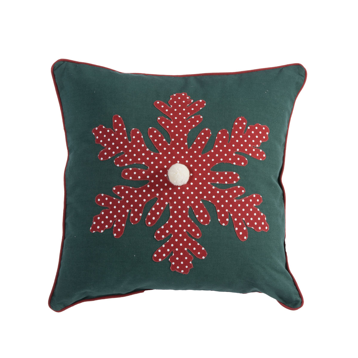 Χριστουγεννιάτικο Μαξιλάρι (45x45) Nef-Nef Homeware Happy Snowflake