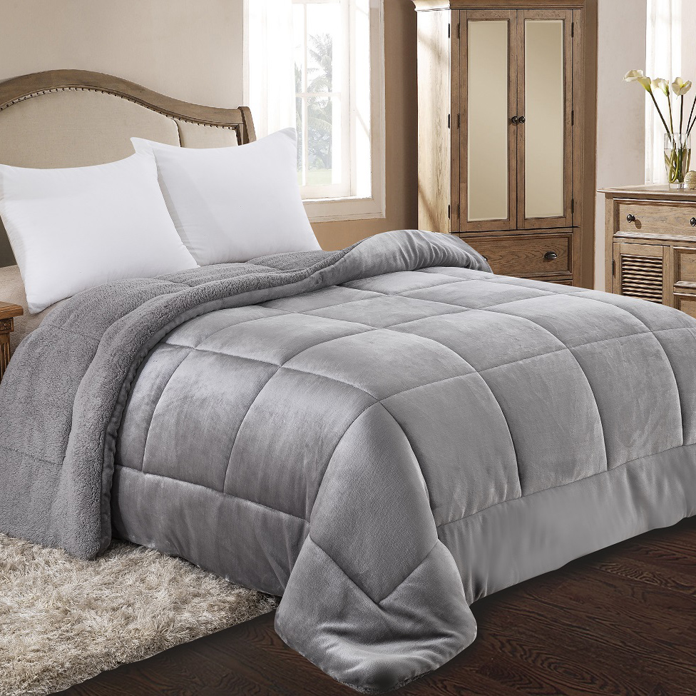Κουβερτοπάπλωμα King Size (240x260) AdamHome 805 Grey