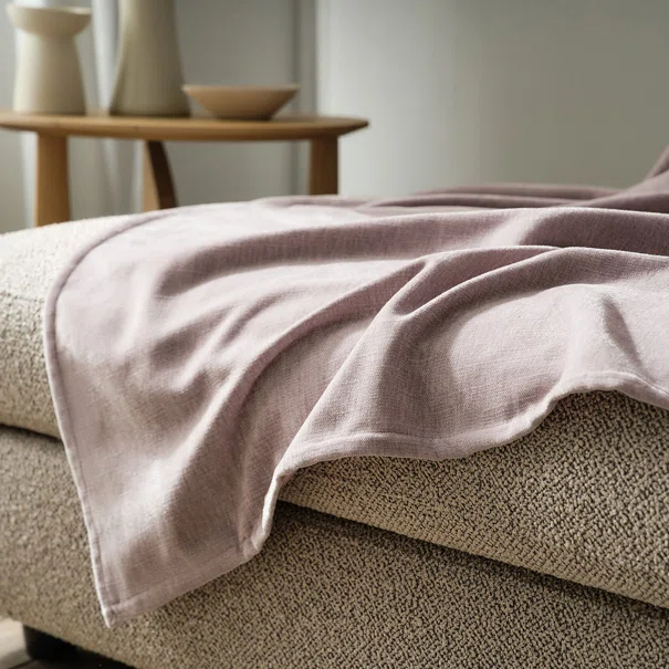Διακοσμητική Μαξιλαροθήκη Βελουτέ (50x50) Gofis Home Luna Grey Mauve 427/19