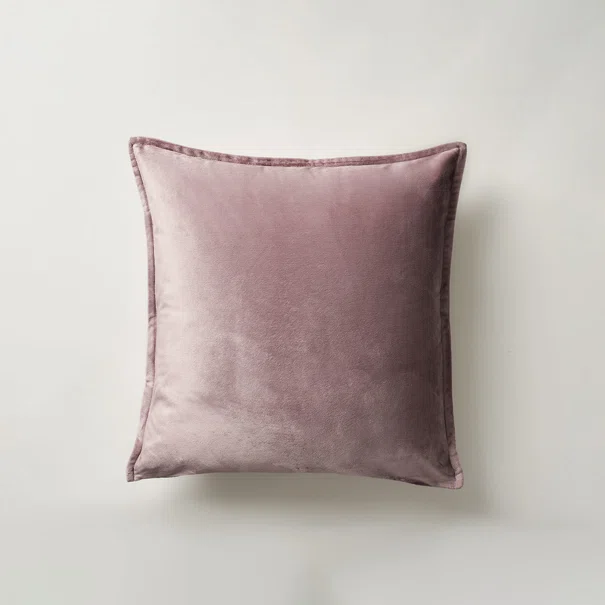 Διακοσμητική Μαξιλαροθήκη Βελουτέ (43x43) Gofis Home Winter Mauve Grey 710/19