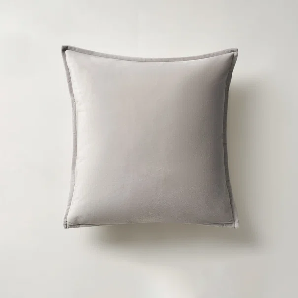 Διακοσμητική Μαξιλαροθήκη Βελουτέ (43x43) Gofis Home Winter Water Grey 710/34