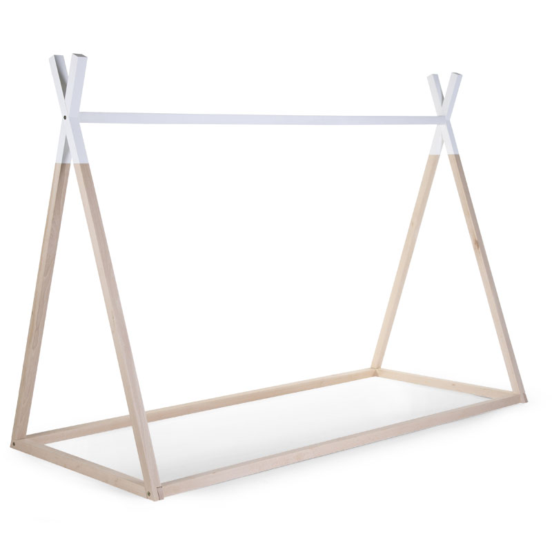 Παιδικό Κρεβάτι Montessori (90x200) ChildHome Tipi Natural BR72582