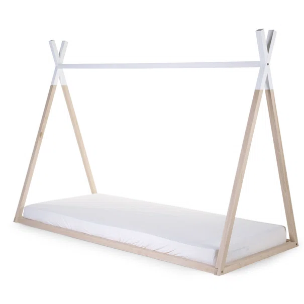 Παιδικό Κρεβάτι Montessori (90x200) ChildHome Tipi Natural BR72582