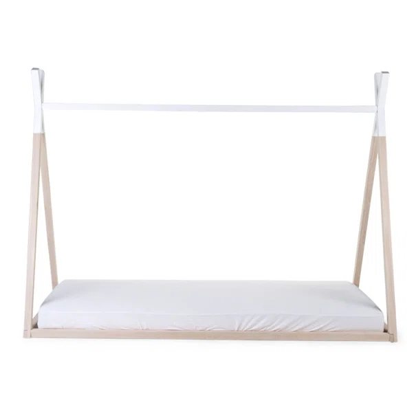 Παιδικό Κρεβάτι Montessori (90x200) ChildHome Tipi Natural BR72582