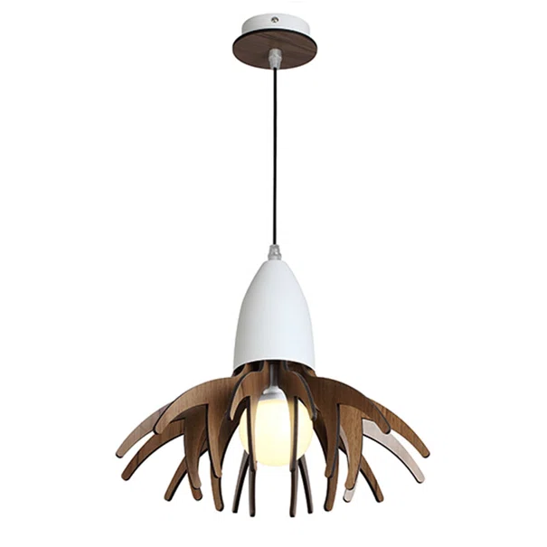 Φωτιστικό Οροφής Μονόφωτο Aca Alps ZM170031P Wood