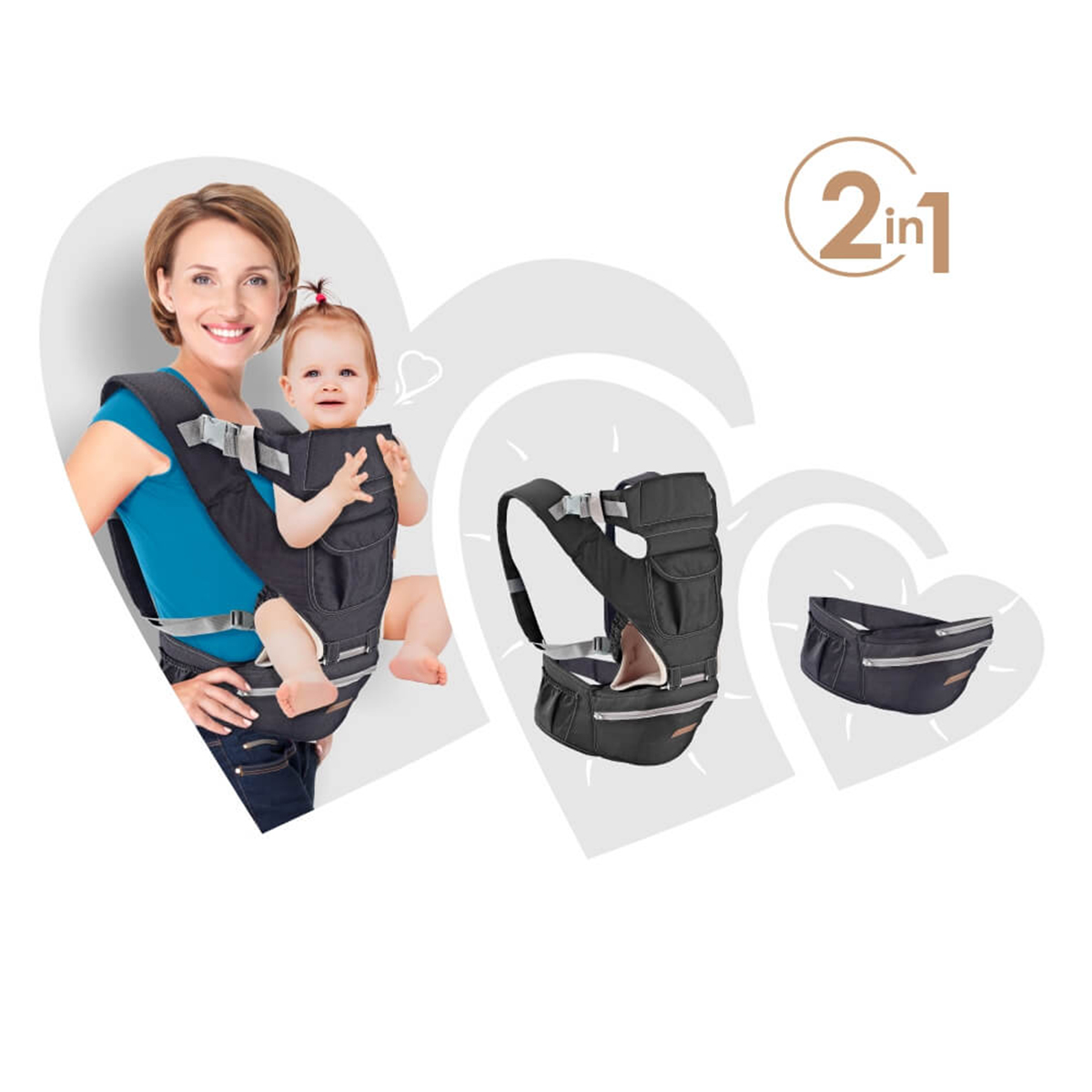 Μάρσιπος Κλασικός (3-36 Μηνών/6-20kg) Bebe Stars Carry & Go Burgundy 222-180