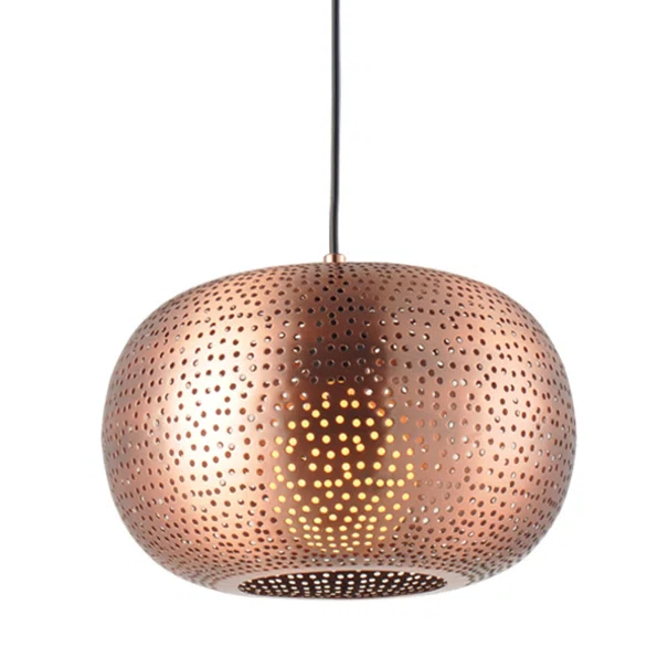 Φωτιστικό Οροφής Μονόφωτο Aca V371131PC Copper Satin