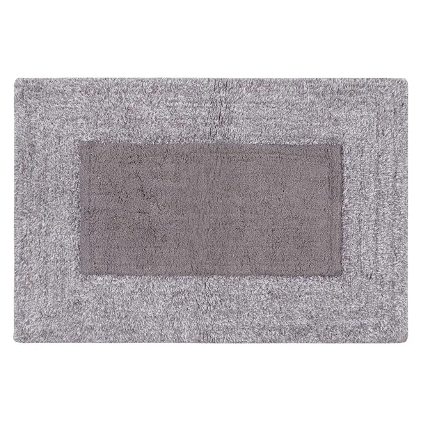 Πατάκι Μπάνιου (60x90) Silk Fashion Geometrical Grey