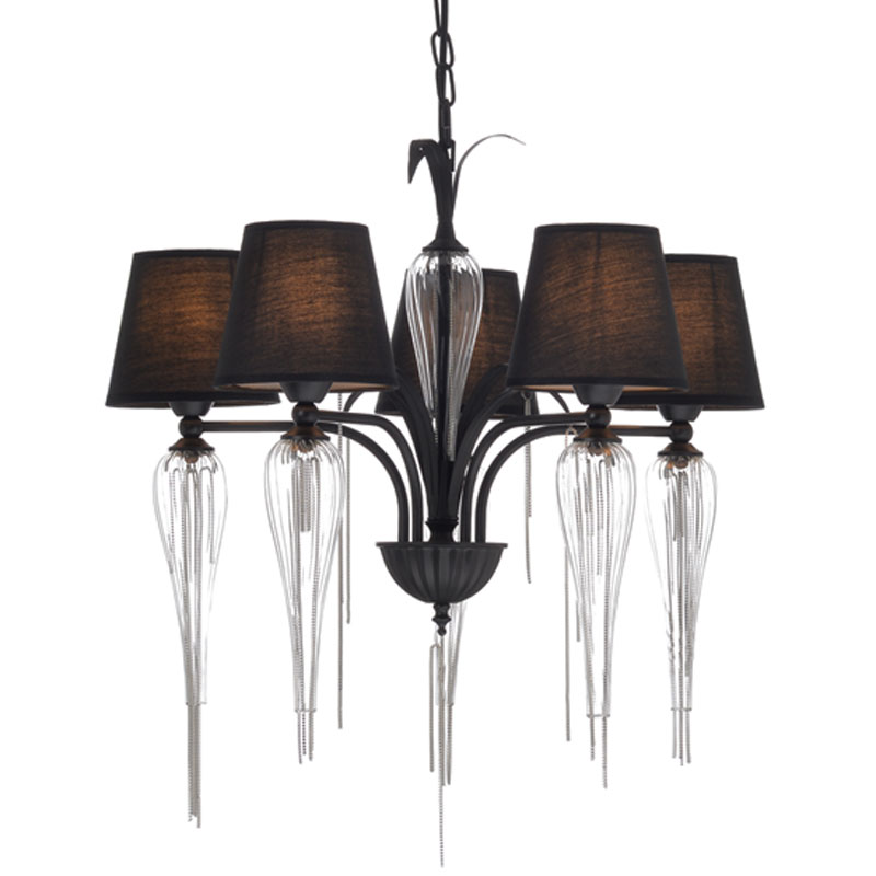 Πολυέλαιος Οροφής Aca Palermo EG170305PBCH Black Matt