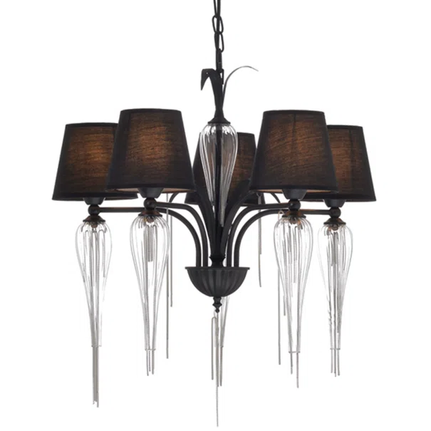 Πολυέλαιος Οροφής Aca Palermo EG170305PBCH Black Matt