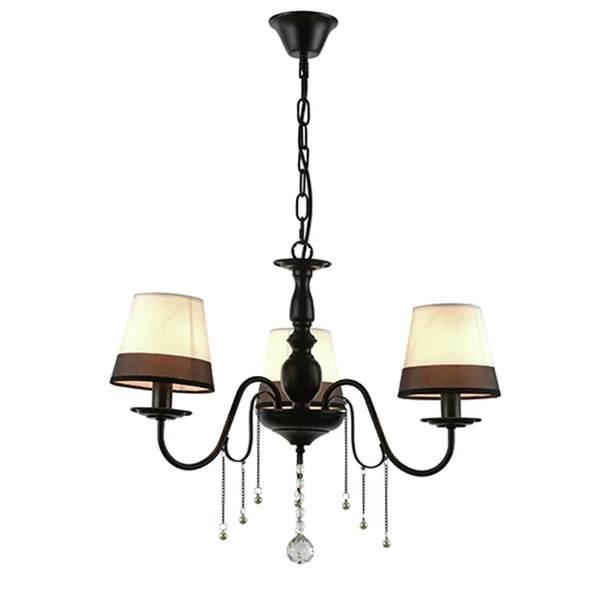 Πολυέλαιος Οροφής Aca Mulan EG167283PBW Black Matt