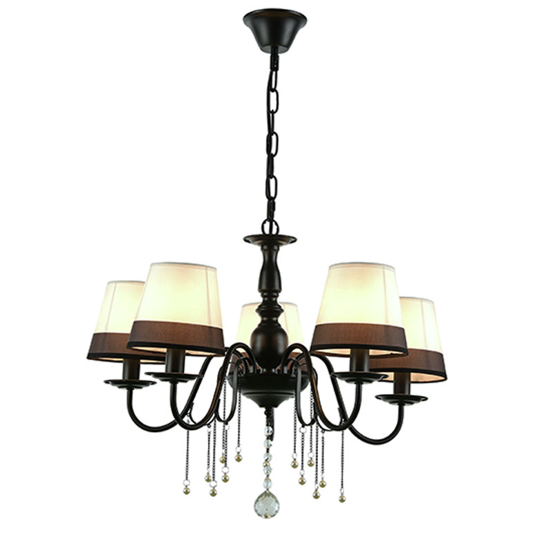 Πολυέλαιος Οροφής Aca Mulan EG167285PBW Black Matt