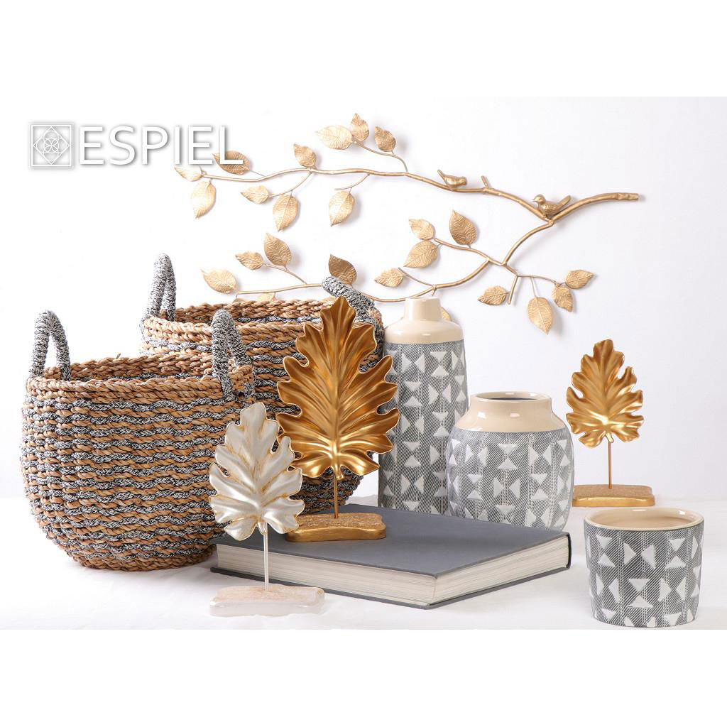 Διακοσμητικό Βάζο (Φ16 5X19 5) Espiel Cer2315 Διακόσμηση Διακοσμητικά Βάζα & Μπουκάλια Κεραμικά Spitishop