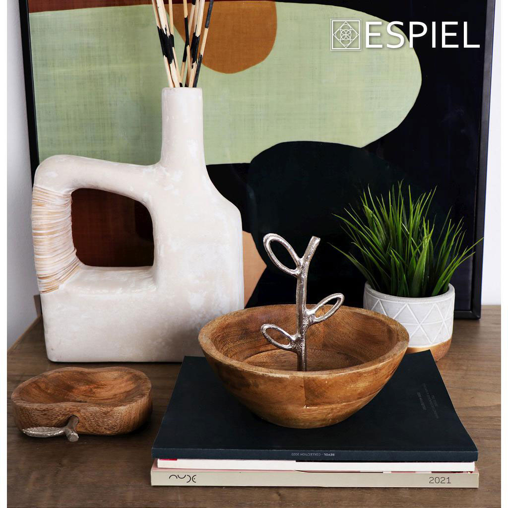 Διακοσμητικό Μπολ (Φ20X18) Espiel Fri110 Διακόσμηση Δίσκοι - Πιατέλες Μπωλ Διακοσμητικά Spitishop