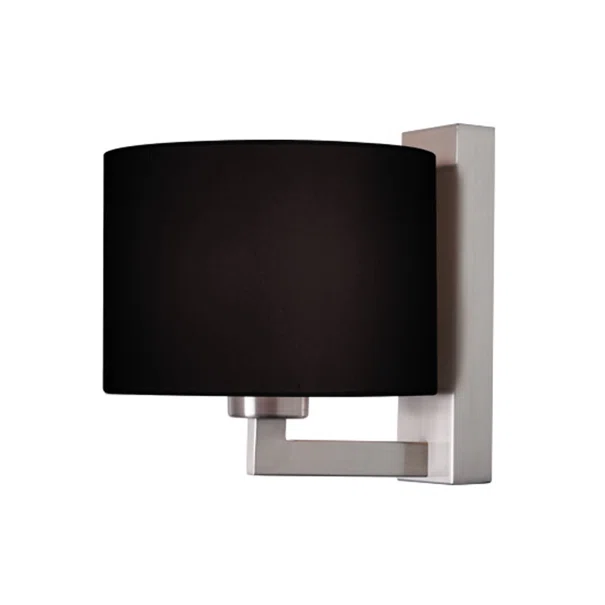 Απλίκα Τοίχου Aca Circe OD5612BN Nickel Satin/Black