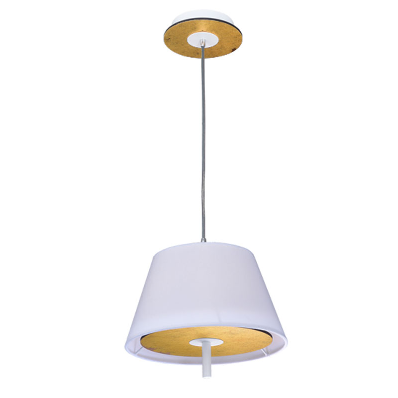 Φωτιστικό Οροφής Μονόφωτο Aca ZM16281PG White/Brass