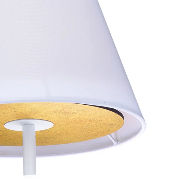 Φωτιστικό Οροφής Μονόφωτο Aca ZM16281PG White/Brass