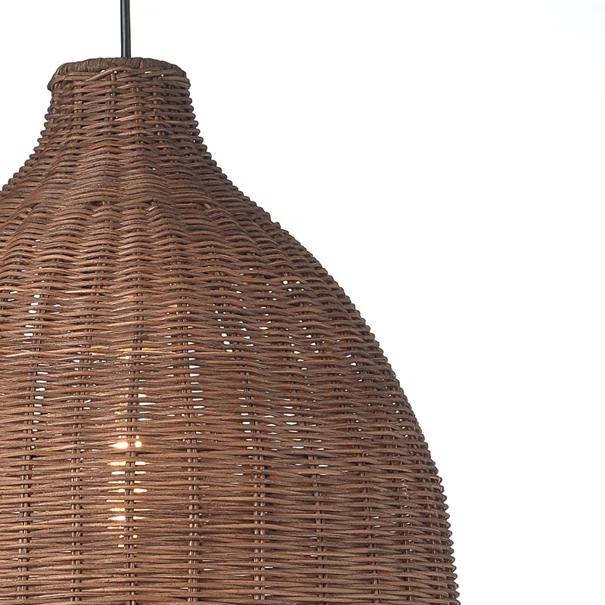 Φωτιστικό Οροφής Μονόφωτο Aca Oia ML1013011B Brown