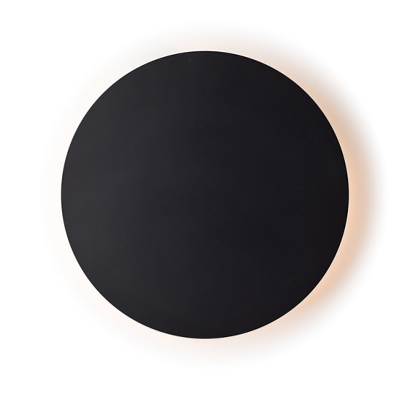 Απλίκα Τοίχου LED Aca Eclipse ZM1705LEDWB Black Matt