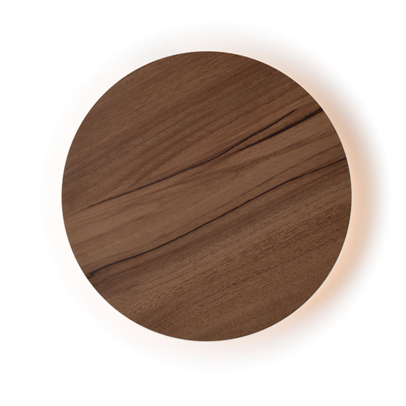 Απλίκα Τοίχου LED Aca Eclipse ZM1705LEDWDW Dark Wood