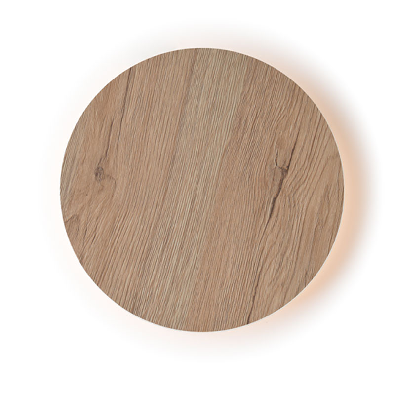 Απλίκα Τοίχου LED Aca Eclipse ZM1724LEDWLW Light Wood