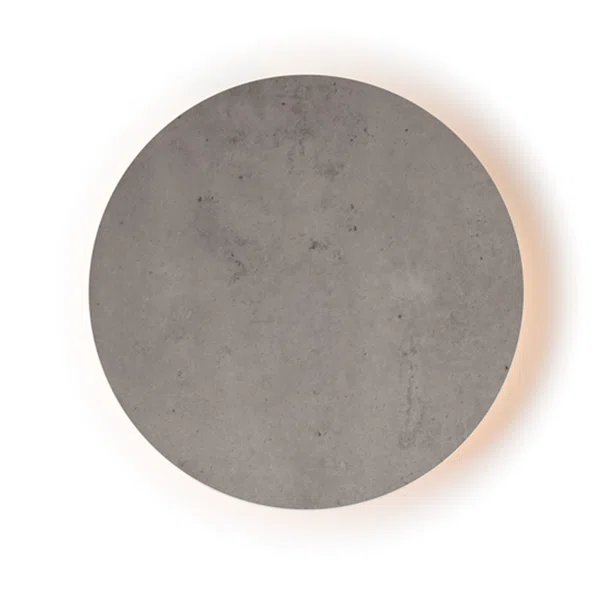 Απλίκα Τοίχου LED Aca Eclipse ZM1715LEDWC Cement Shade