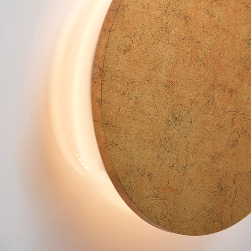 Απλίκα Τοίχου LED Aca Eclipse ZM1715LEDWG Brass