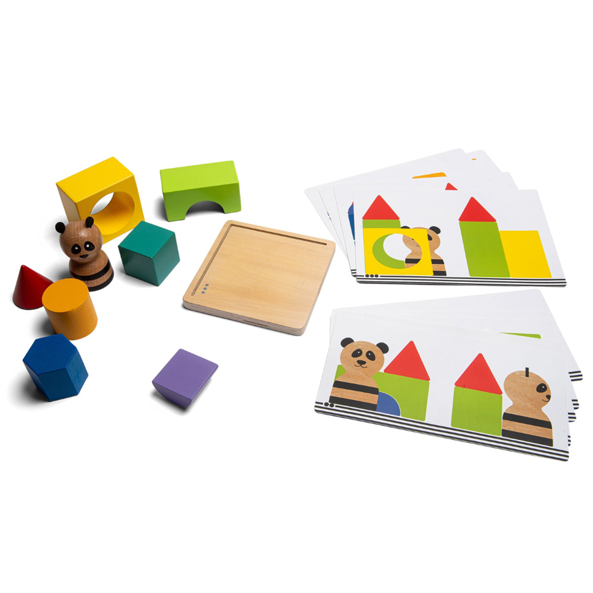 Ξύλινο Παζλ (Σετ) Bs Toys Panda Παιχνίδια Ξύλινα Spitishop
