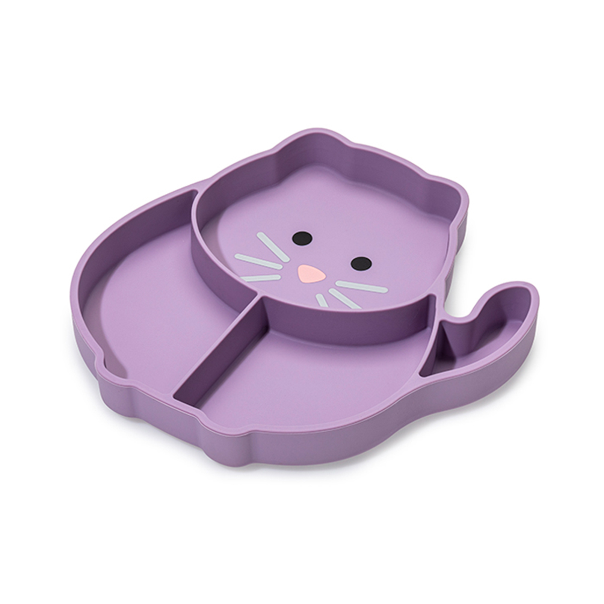 Πιάτο Σιλικόνης Με Χωρίσματα Melii Cat 17600