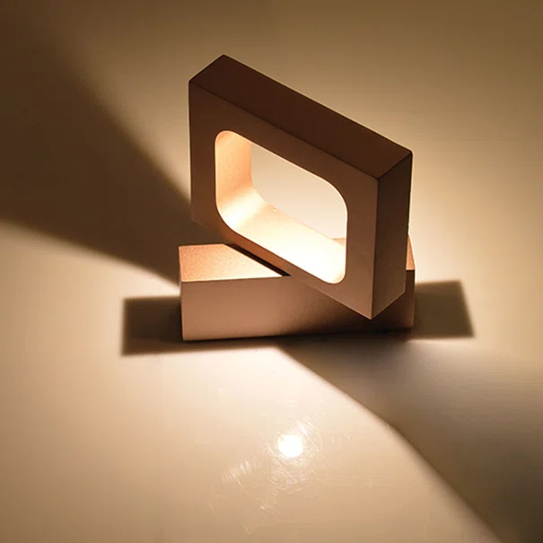 Απλίκα Τοίχου LED Aca Cyclop ZD80856LEDGD Dark Gold