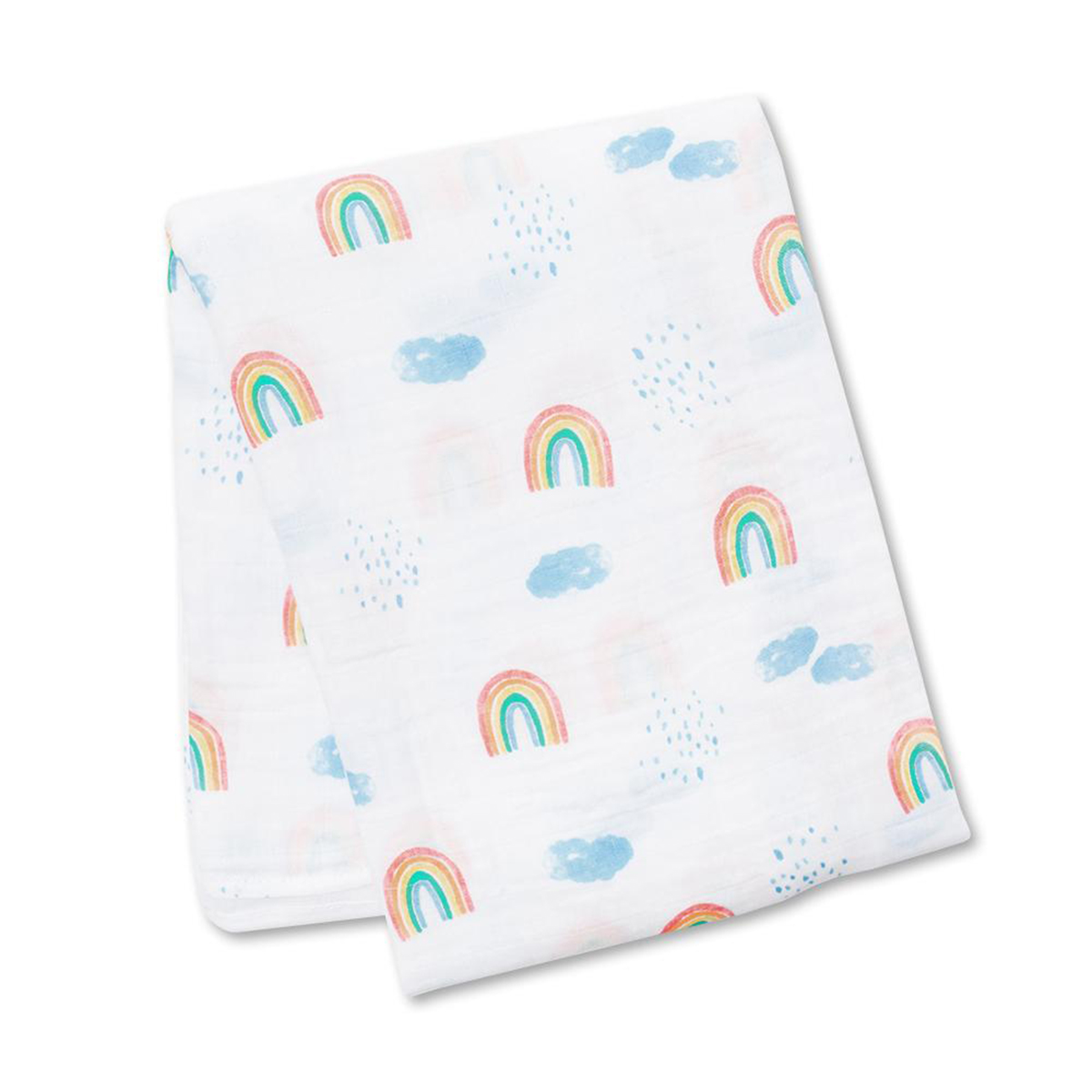Μουσελίνα/Πάνα Αγκαλιάς (120x120) Lulujo Modern Rainbow Sky