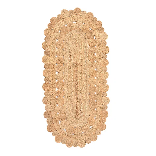Οβάλ Καλοκαιρινό Χαλί (70x160) Silk Fashion 1757