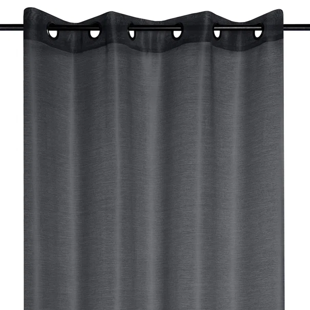 Κουρτίνα (140x260) Με Τρουκς S-F Linwood Black R6C932011VL