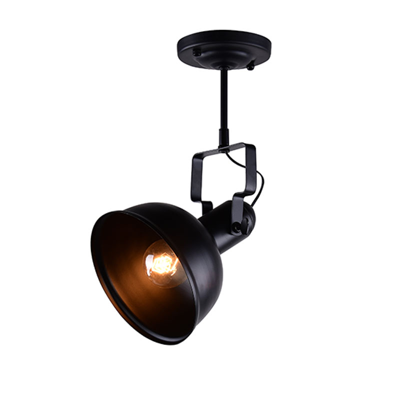 Σποτ Μονόφωτο Aca Riviera EG167071CB Black Matt