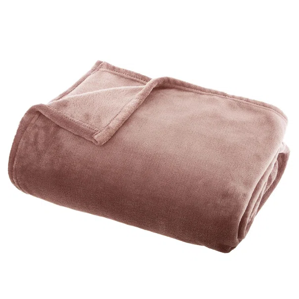 Κουβέρτα Καναπέ Fleece (125x150) A-S Flannel Pink 156183P