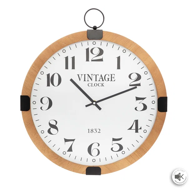 Ρολόι Τοίχου (Φ38) Αθόρυβο A-S Yago 166984