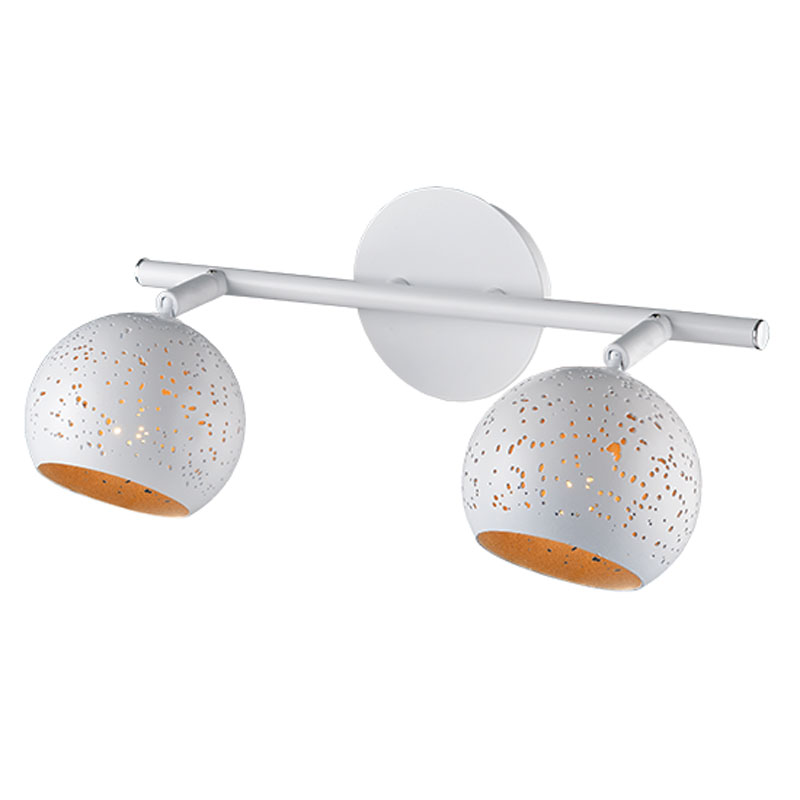 Σποτ Δίφωτο Aca Planetario GN762CWB White Matt