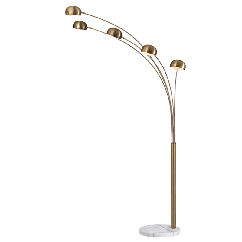 Φωτιστικό Δαπέδου Aca Markella ML312461FB Brass Satin/Marble