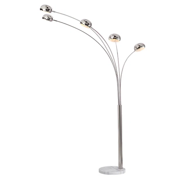 Φωτιστικό Δαπέδου Aca Markella ML312461FC Chrome/Marble