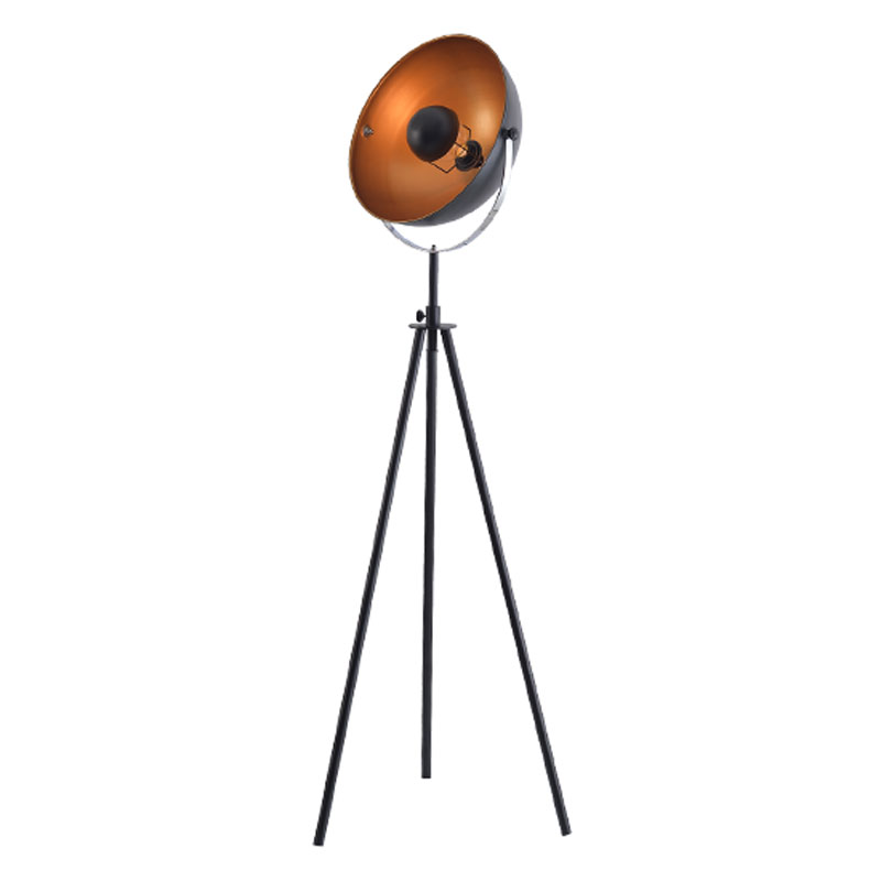 Φωτιστικό Δαπέδου Aca Camara ML306681FBG Black Matt/Brass Satin