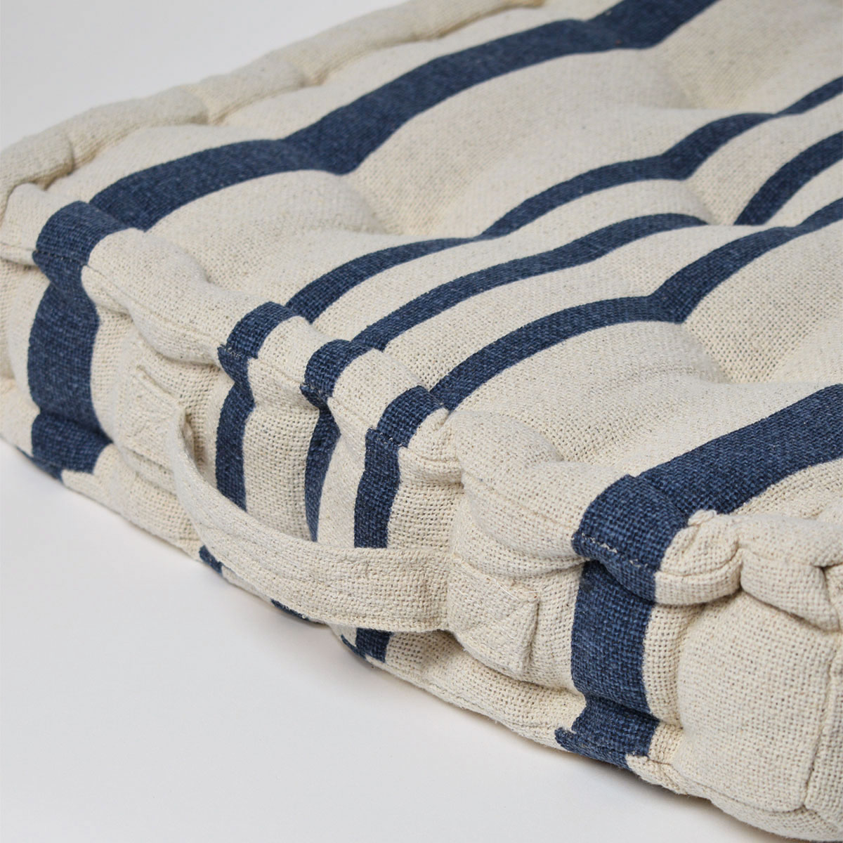 Μαξιλάρα Δαπέδου (45X45X10) S-F Manduel Navy C5D074002 Λευκά Είδη Σαλονιού Μαξιλάρια Spitishop