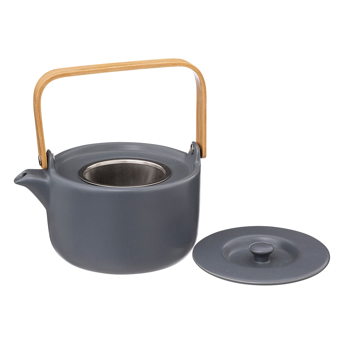 Τσαγιέρα με Φίλτρο 800Ml S-D Natural 160723E Bleu Gris Είδη Σερβιρίσματος Καφετιέρες - Τσαγιέρες Spitishop