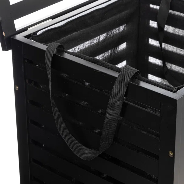 Καλάθι Απλύτων (40x38x58) F-V Wood Black 160823B